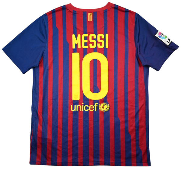 2011-12 BARCELONA *MESSI* SHIRT XL. BOYS