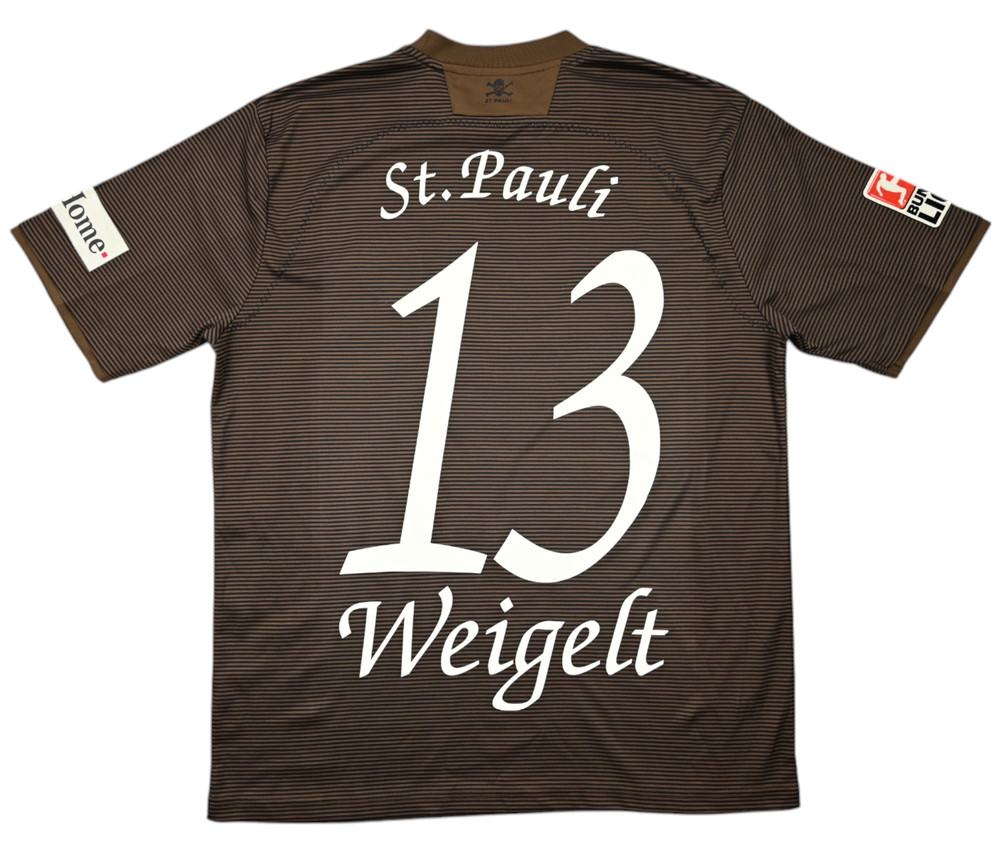 2008-09 ST. PAULI *WEIGELT* SHIRT XL