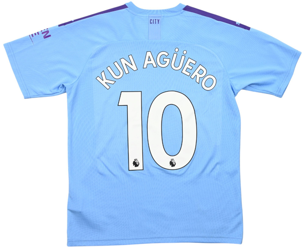 2019-20 MANCHESTER CITY *KUN AGUERO* SHIRT M