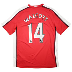 2008-10 ARSENAL LONDON *WALCOTT* SHIRT XL