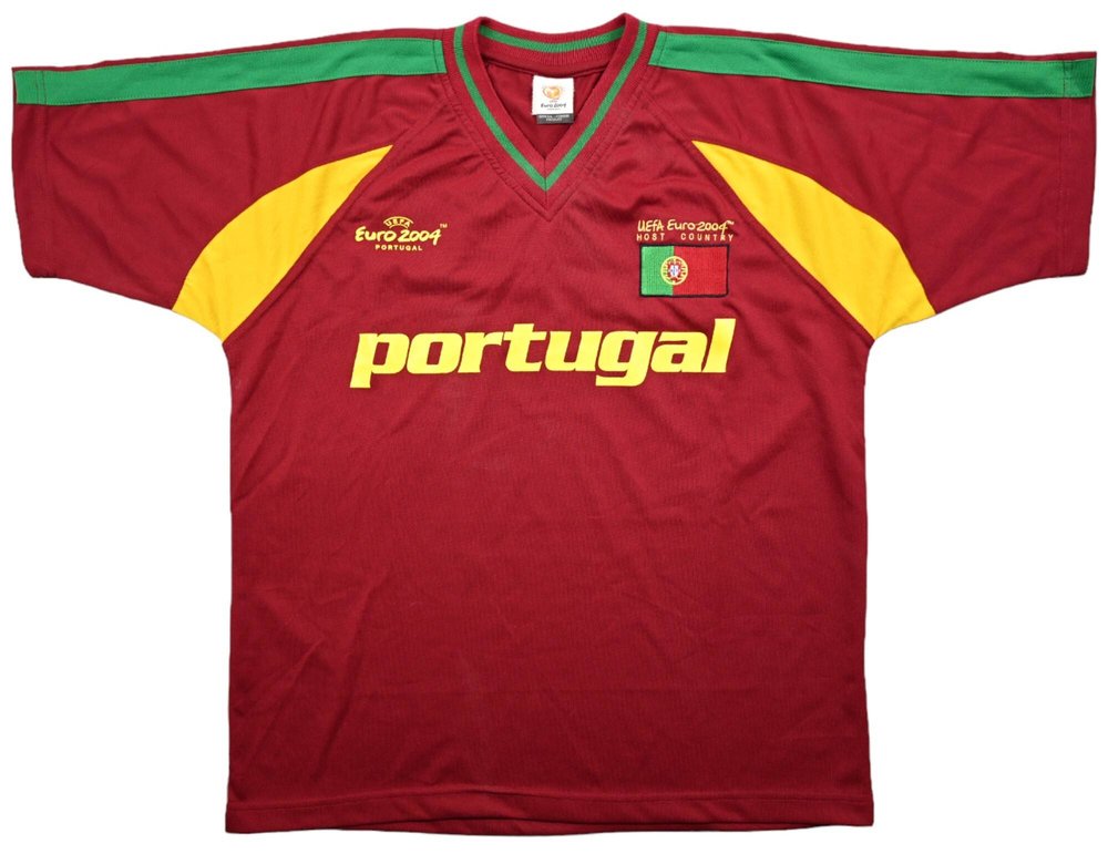 PORTUGAL UEFA EURO 2004 SHIRT L