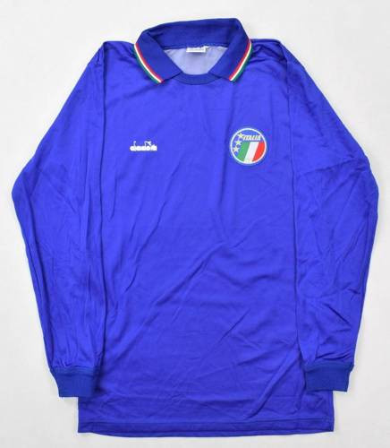 1986-90 ITALY LONGSLEEVE SHIRT M
