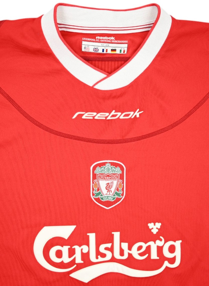 2002-04 LIVERPOOL *GERRARD* SHIRT L