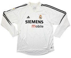 2004-05 REAL MADRID *RONALDO* LONGSLEEVE SHIRT L