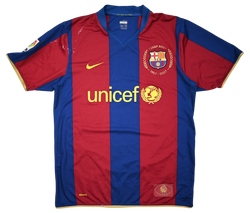 2007-08 FC BARCELONA SHIRT M