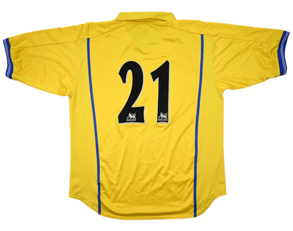 2000-02 LEEDS UNITED #21 SHIRT L