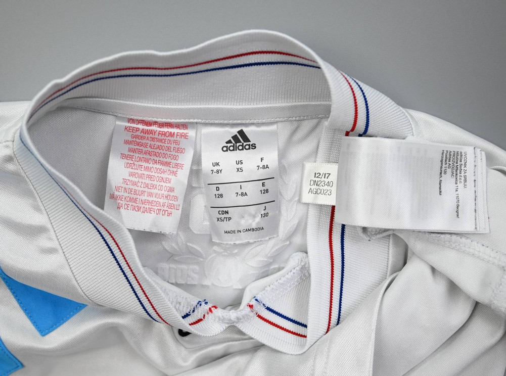 2017-18 OLYMPIQUE MARSEILLE KOSZULKA XS. BOYS