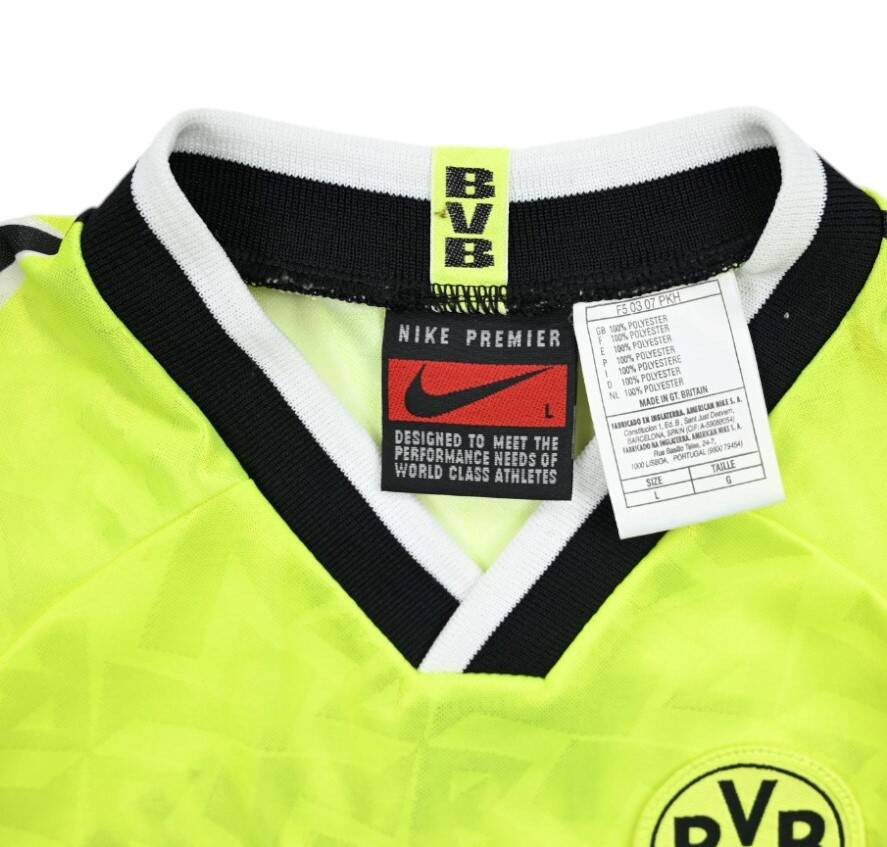 1995-96 BORUSSIA DORTMUND *MOLLER* LONGSLEEVE L. BOYS 