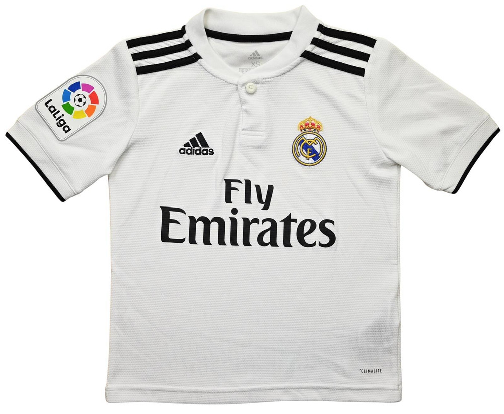 2018-19 REAL MADRID KOSZULKA XS. BOYS