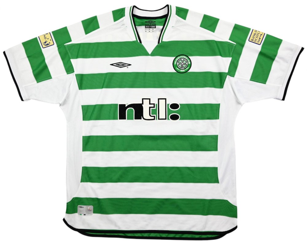 2001-03 CELTIC *VALGAEREN* SHIRT 2XL