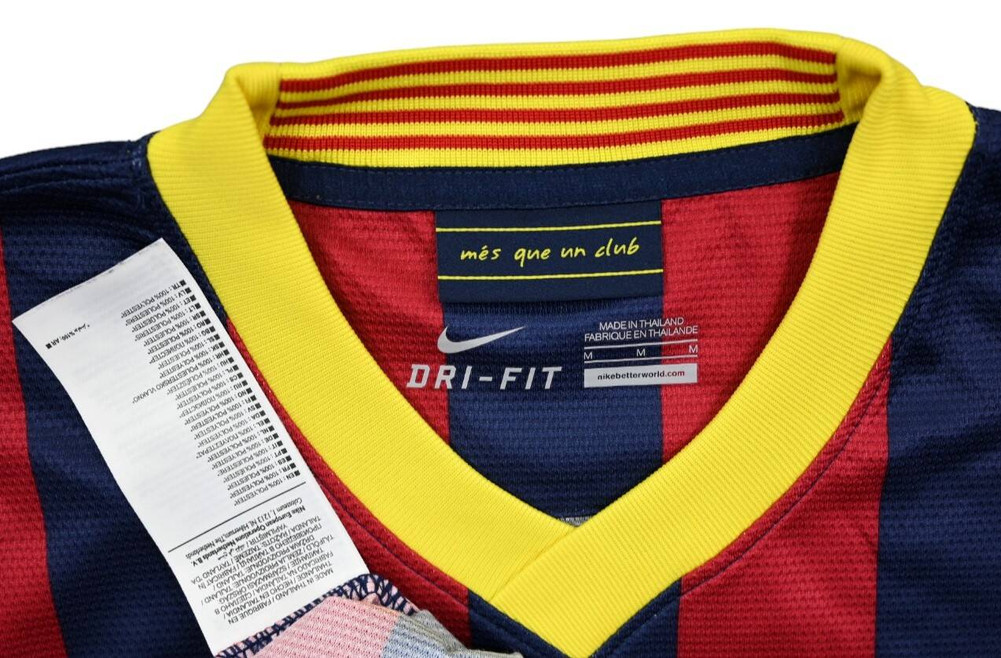 2013-14 FC BARCELONA *MESSI* SHIRT M