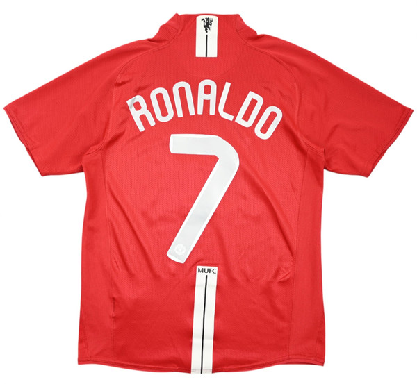 2007-09 MANCHESTER UNITED *RONALDO* SHIRT S