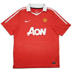 2010-11 MANCHESTER UNITED *GIGGS* SHIRT L