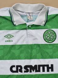 1989-91 CELTIC GLASGOW SHIRT M