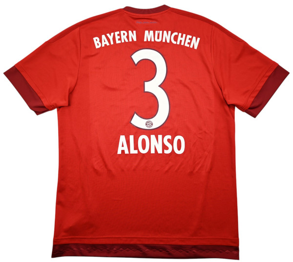 2015-16 BAYERN MUNCHEN *ALONSO* SHIRT L