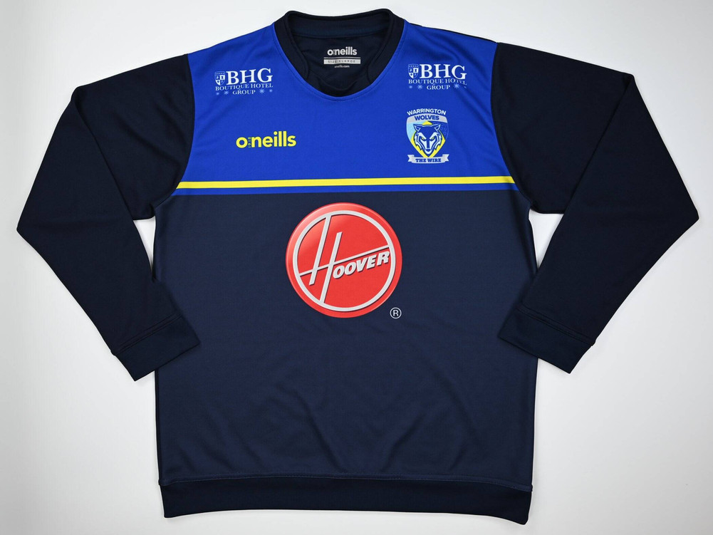 WARRINGTON WOLVES RUGBY LONGSLEEVE SHIRT XL