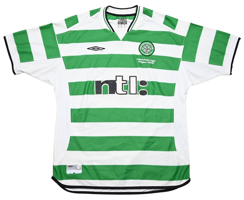 2001-03 CELTIC GLASGOW 2000/01 CHAMPIONS KOSZULKA L