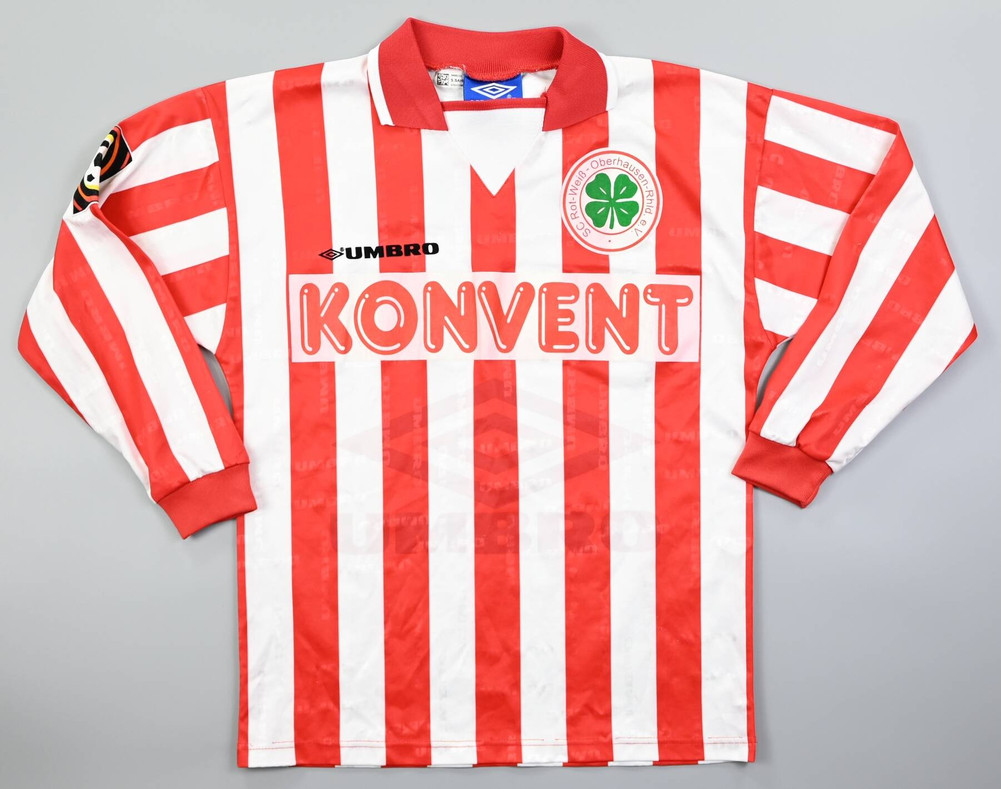 1999-00 ROT-WEISS OBERHAUSEN SHIRT XL. BOYS