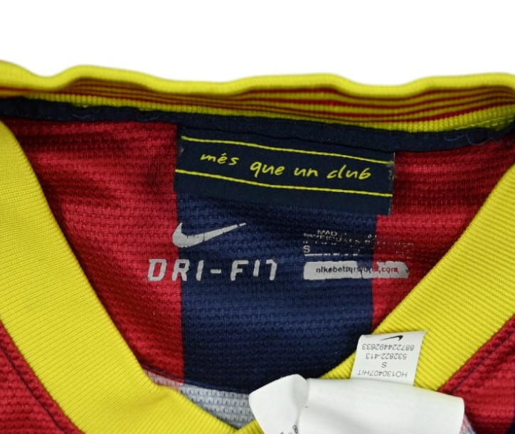 2013-14 FC BARCELONA *MESSI* SHIRT S