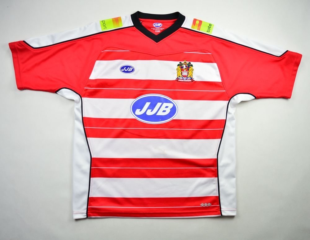 WIGAN WARRIORS RUGBY JJB SHIRT XL