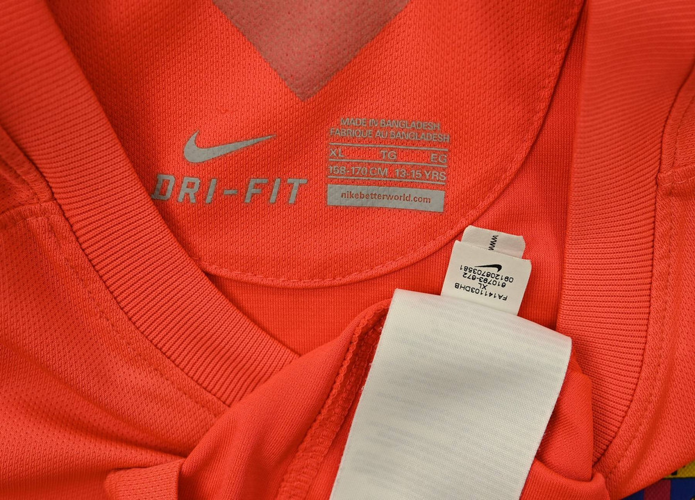 2014-15 FC BARCELONA  KOSZULKA XL .BOYS