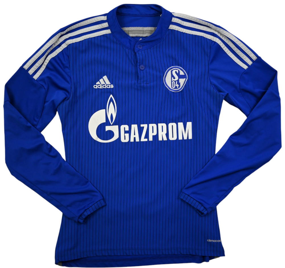 2014-16 SCHALKE 04 *DRAXLER* LONGSLEEVE SHIRT S