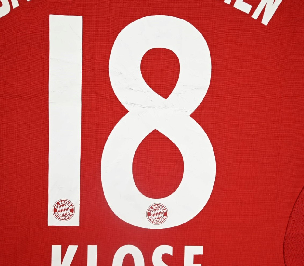 2007-08 BAYERN MUNCHEN *KLOSE* SHIRT XL.BOYS/S