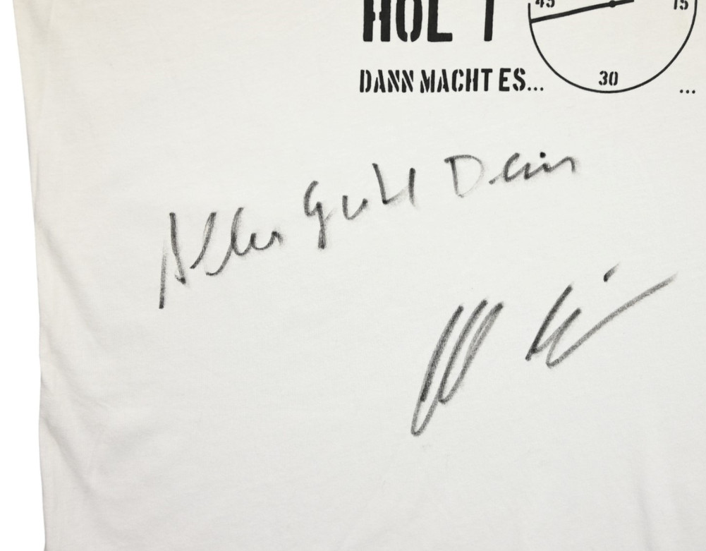 GERMANY DER BOMBER 43min GERD MILLER SIGN SHIRT L 