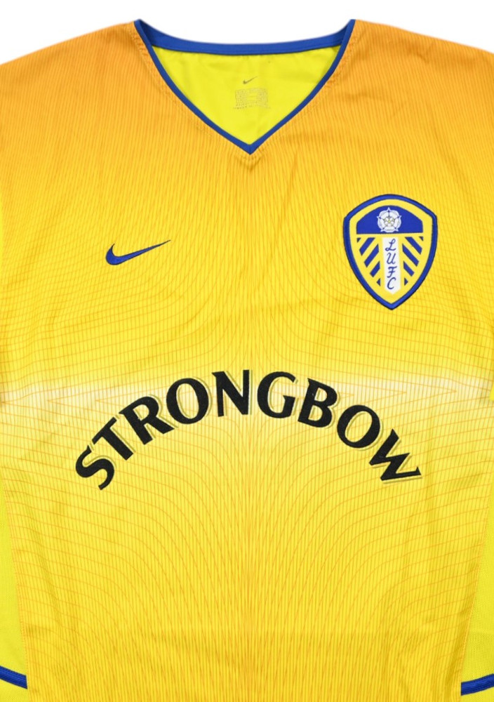 2002-03 LEEDS UNITED LONGSLEEVE SHIRT M