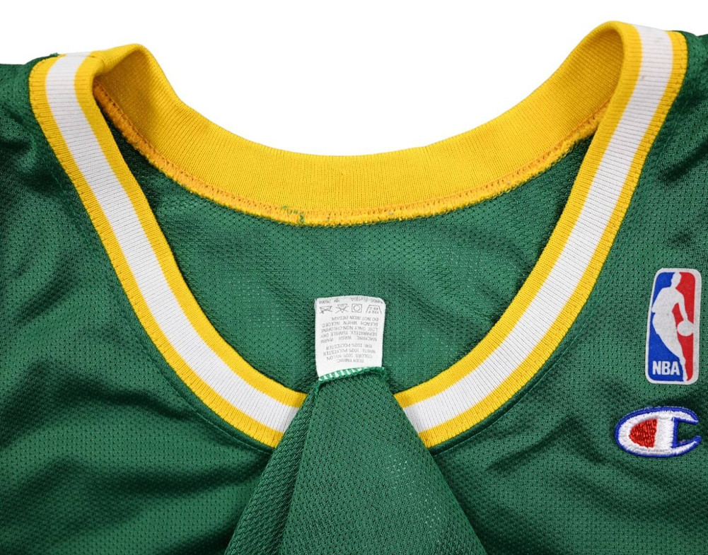 SEATTLE SUPERSONICS NBA *KEMP* SHIRT L