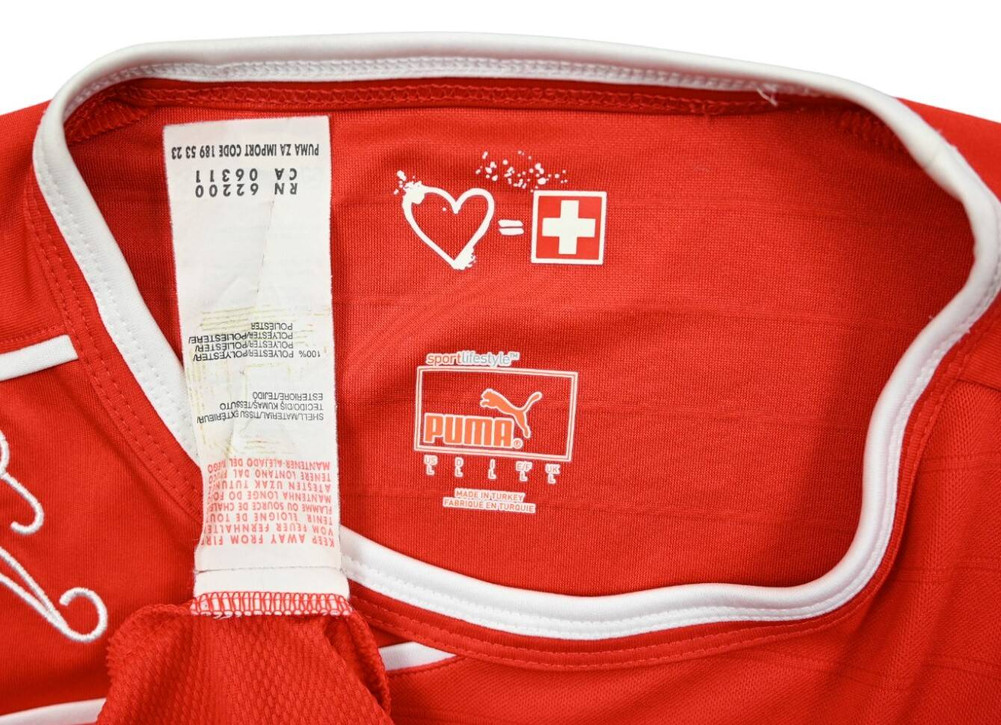 2012-13 SWITZERLAND SHIRT L