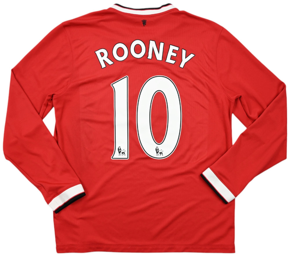 2014-15 MANCHESTER UNITED *ROONEY* LONGSLEEVE KOSZULKA L