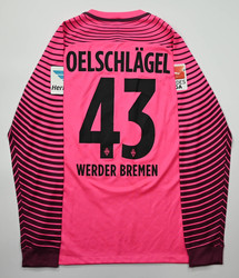 2016-17 WERDER BREMEN *OELSCHLAGEL* LONGSLEEVE KOSZULKA L