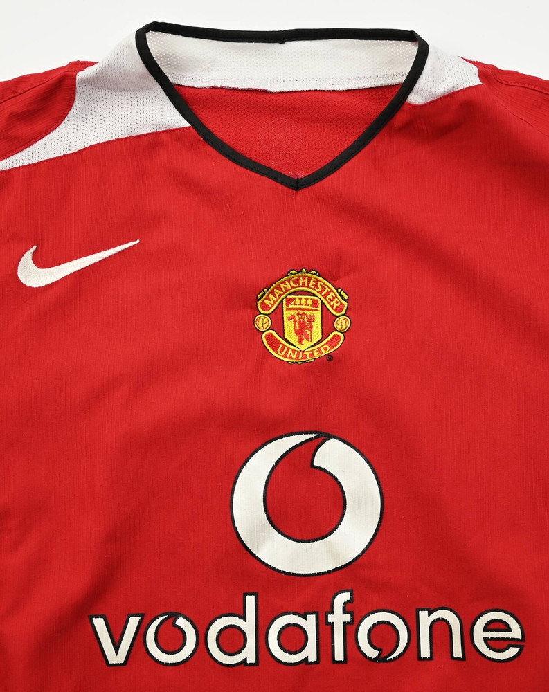 2004-06 MANCHESTER UNITED *SMITH* SHIRT L