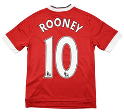 2015-16 MANCHESTER UNITED *ROONEY* SHIRT M. BOYS