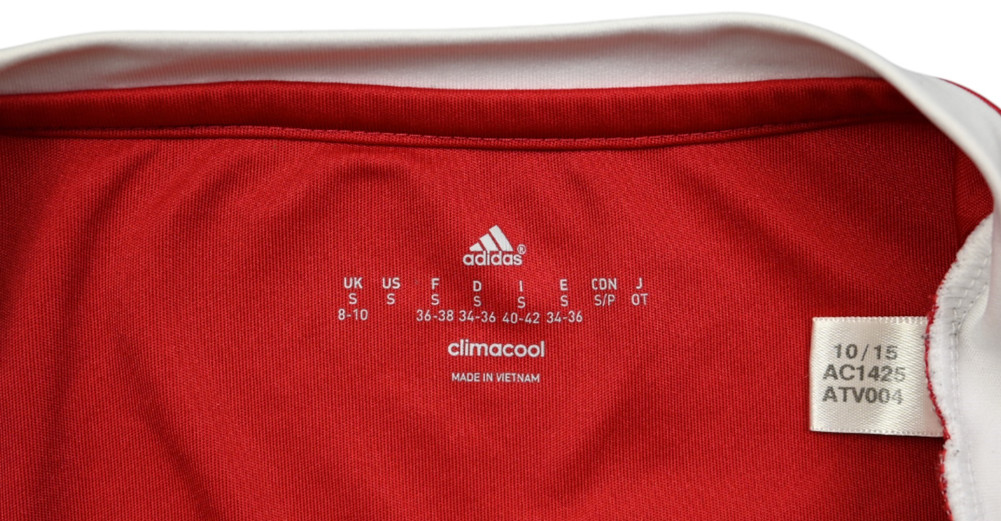 2015-16 MANCHESTER UNITED SHIRT WOMENS S 