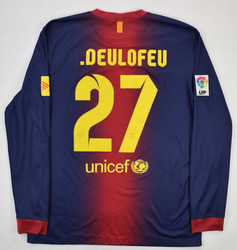2012-13 FC BARCELONA *G.DEULOFEU* KOSZULKA L
