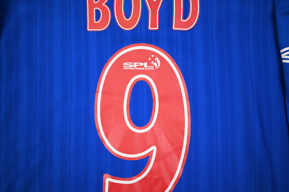 2007-08 GLASGOW RANGERS *BOYD* LONGSLEEVE SHIRT XXL