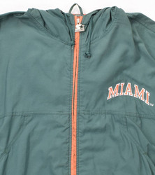 HURRICANES MIAMI FOOTBALL STARTER JACKET XL