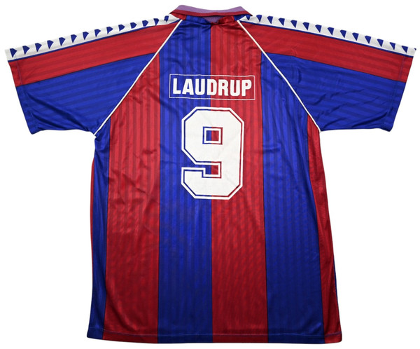 1992-95 BARCELONA *LAUDRUP* SHIRT L