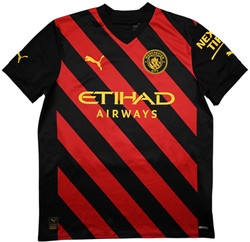2022-23 MANCHESTER CITY *DE BRUYNE* SHIRT XL. BOYS