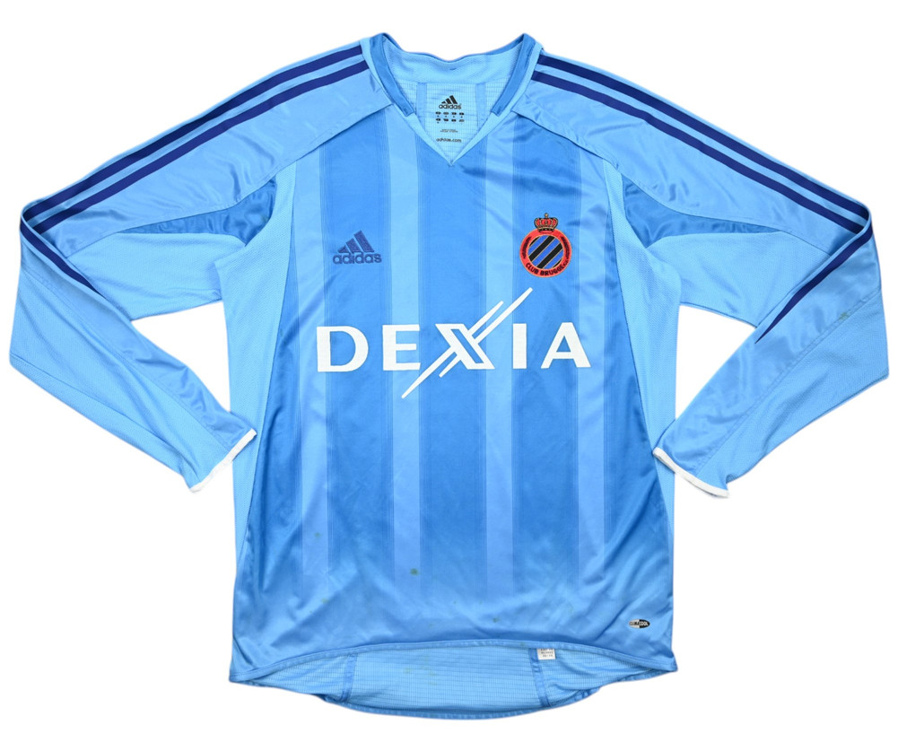 2005-06 CLUB BRUGGE L/S SHIRT M Match Issue