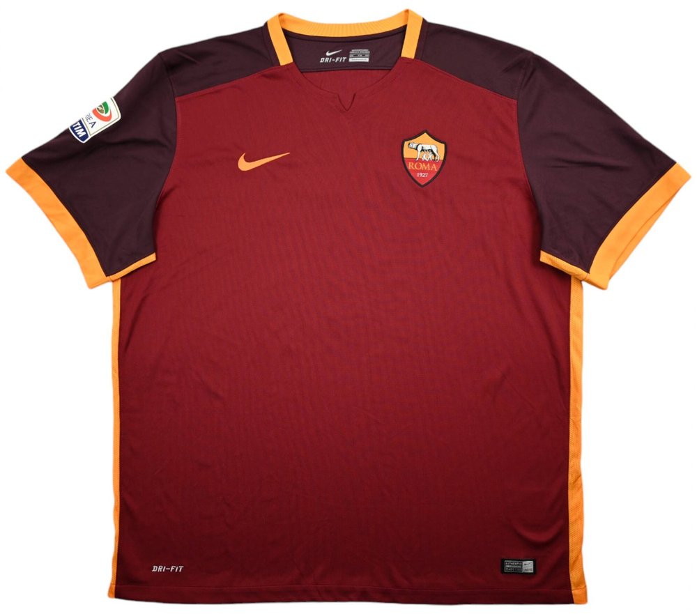 2015-16 AS ROMA *TOTTI* SHIRT 2XL