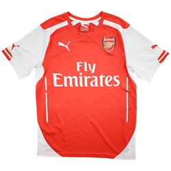 2014-15 ARSENAL LONDON SHIRT XS