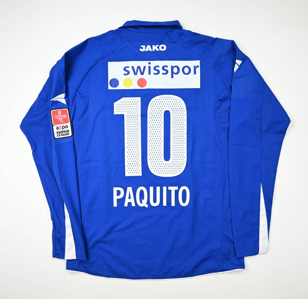 2006-07 FC LUZERN *PAQUITO* MATCH ISSUE KOSZULKA M/L