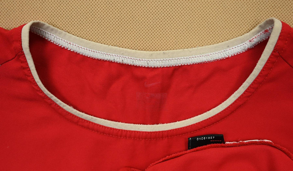 2002-04 ARSENAL LONDON *BERGKAMP* SHIRT XL