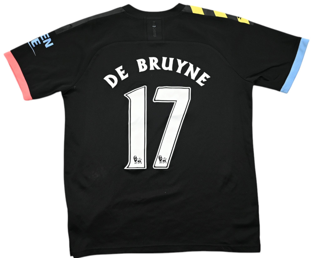 2019-20 MANCHESTER CITY *DE BRUYNE* SHIRT XXL. BOYS