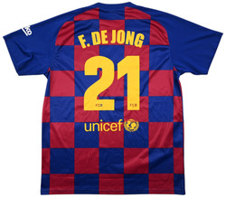 2019-20 BARCELONA *F. DE JONG* KOSZULKA L