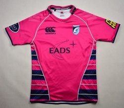 CARDIFF BLUES RUGBY CANTERBURY SHIRT L