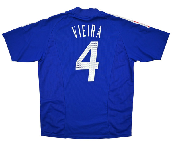 2002-04 FRANCE *VIEIRA* SHIRT L